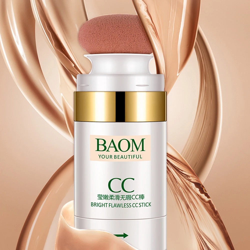 Mushroom Head CC Stick Smooth Moisturizing Concealer Cover Blemishes Even Complexion Air Cushion CC Cream TSLM2