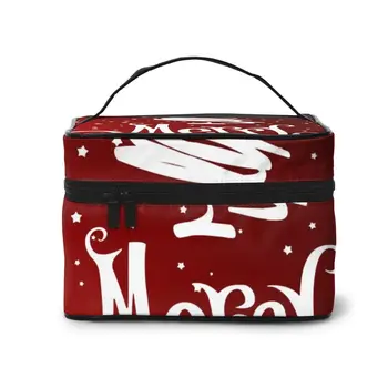 

2020 Multi-function Travel Organizer Bag Christmas And New Year Poster Women Cosmetic Bag Beauty Makeup Toiletry Wash Bags