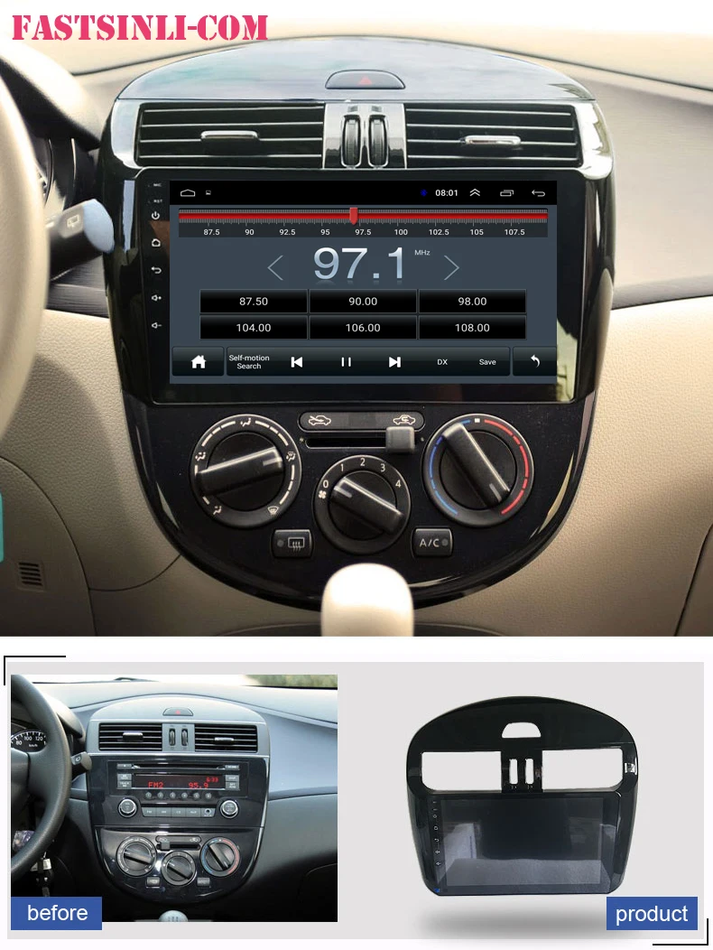 Best Android9 Car GPS Navigation For nissan pulsar 2011-2013 multimedia tape radio recorder head unit PAD 5