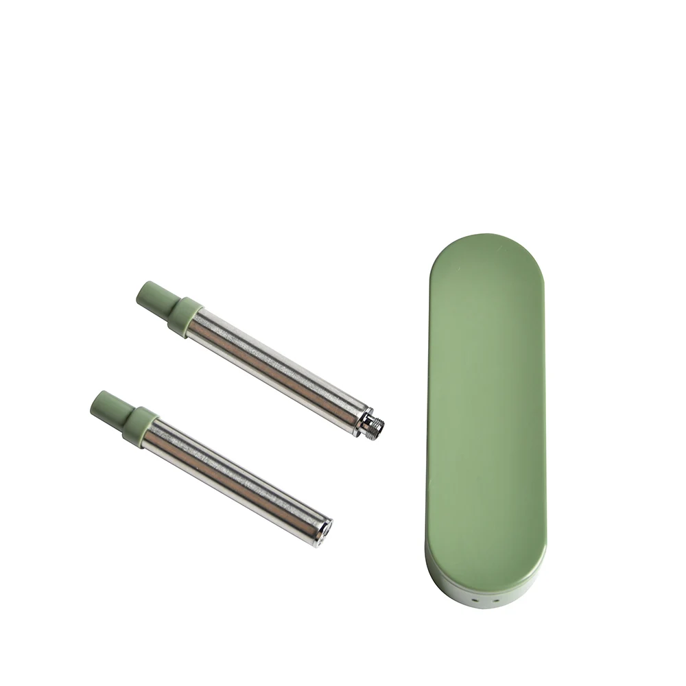 Portable Telescopic Straw Collapsible Straw Stainless Steel Straw Folding Straw Silicone Straw Creative Straw Travel Essential - Цвет: Green