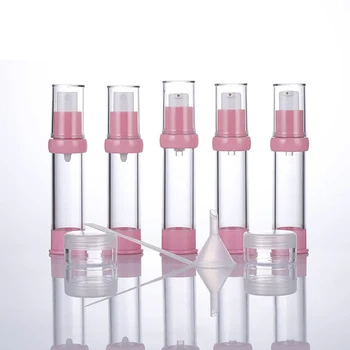 

8PCS 20ml Spray Lotion Airless Bottle Sub-bottling Travel Set Plastic Mini Atomizer Can Fill Cosmetic Container