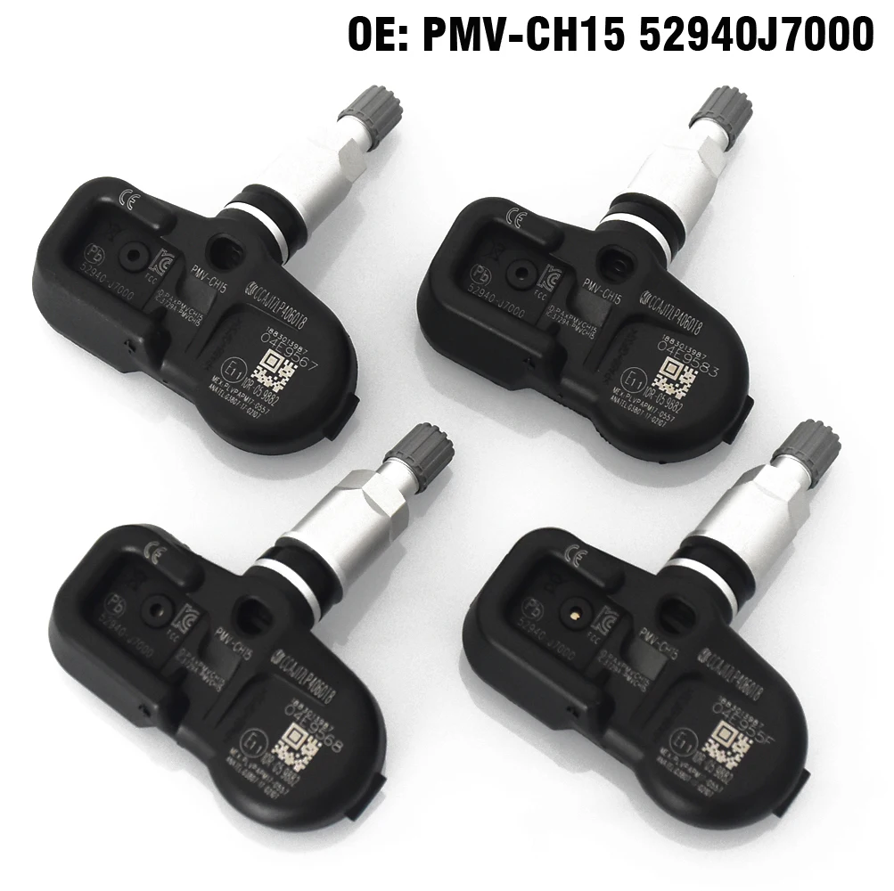 4PCS Car Tire Pressure Monitor Sensor TPMS 433MHZ 52940J7000 for Kia Ceed CD Car styling car tire pressure monitor car tire pressure sensor