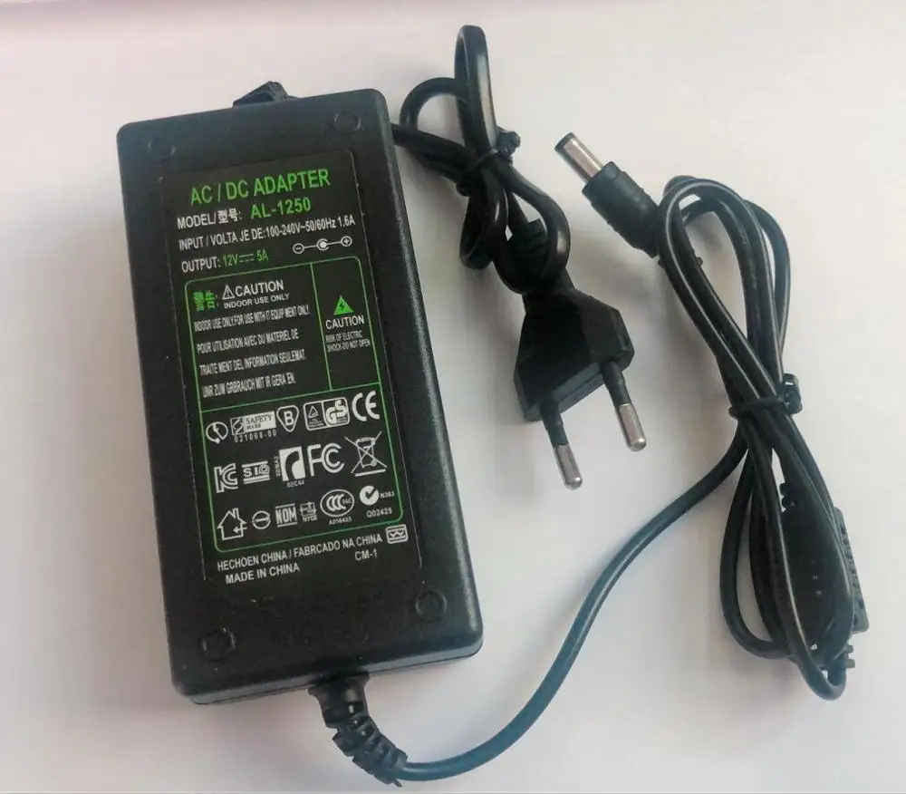 AC/DC усилитель 12v 5A Мощность адаптер для TPA3116 TPA3116D2 Мощность усилитель штепсельная вилка европейского стандарта