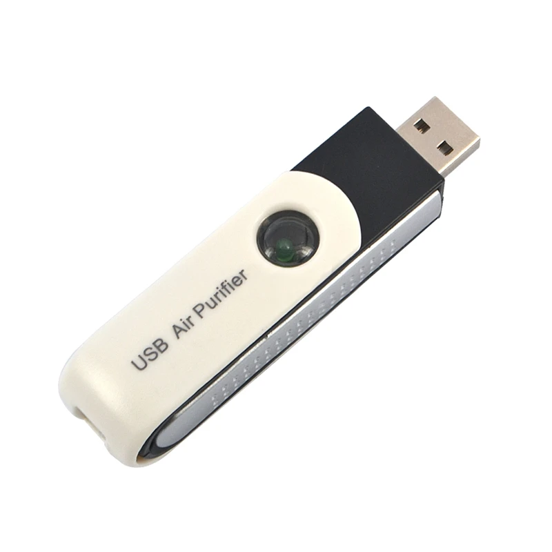 Мини Usb очиститель воздуха для автомобиля портативный ионный воздухоочиститель