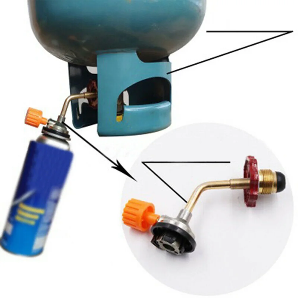 

1Pcs Portable Outdoor Camping Butane Gas Refillable Adapter Cylinder Tank Coupler Valve Refillable Adapter For Outdoor Picnic