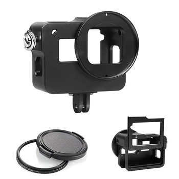 

Upgrade Aluminium Alloy Protective Housing Case Skeleton Border Frame with Backdoor for GoPro Hero 5