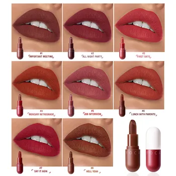 

Capsule Lipstick Waterproof Long Lasting Women Gift Cosmetic Beauty Makeup