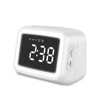 

Mirror clock night light CARD FM Bluetooth speaker gift bluetooth speaker bluetooth column portable speaker soundbar tron smart
