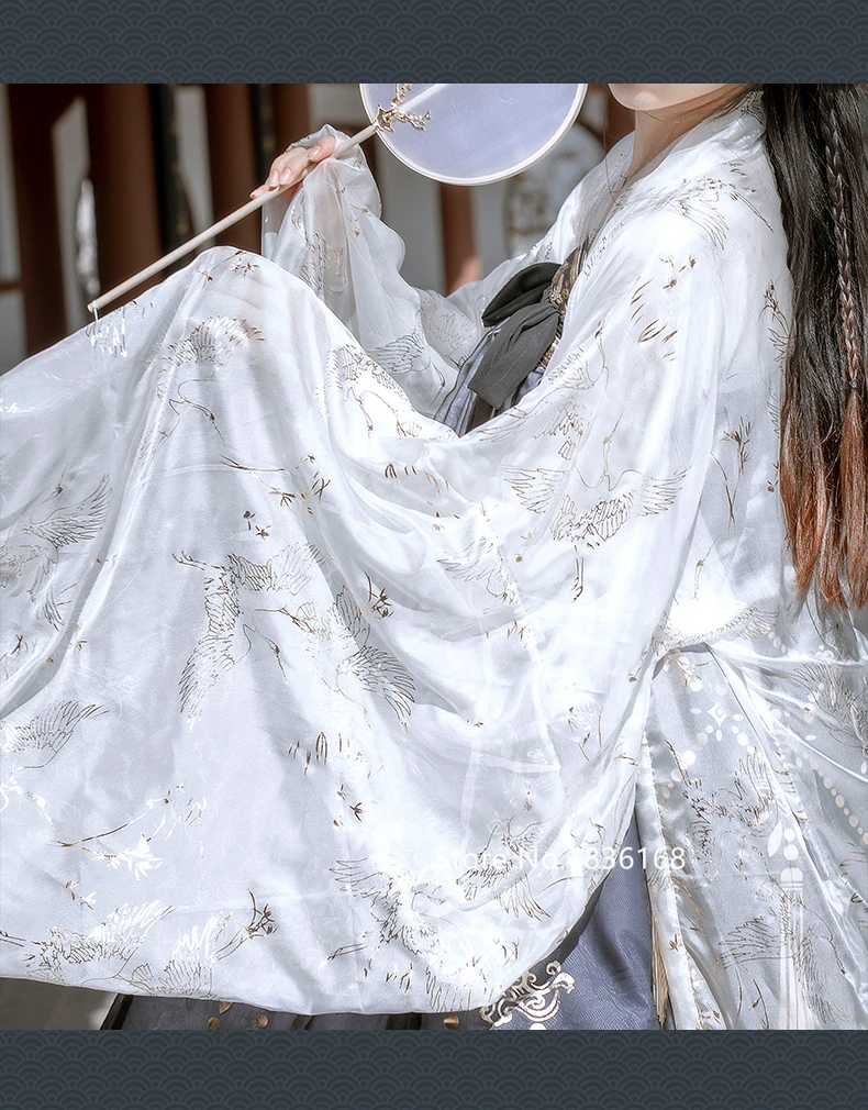 Hanfu Традиционный китайский национальный костюм феи Тан костюм народное Платье женское народное платье с вышивкой древняя Новогодняя одежда танцевальный Халат