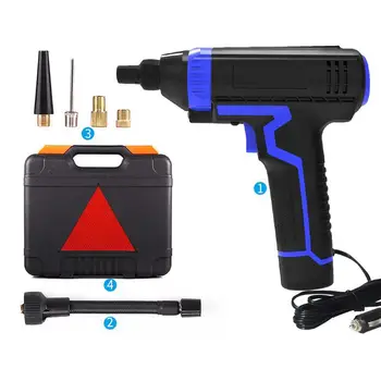 

Car Air Compressor Pump Digital LED Smart Portable Handheld Car Tire Inflator Electric Air Pump Repair Tool Accessories
