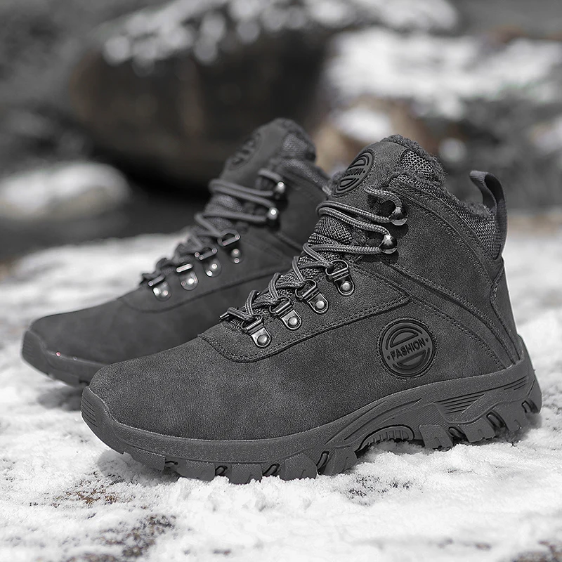 Men Hiking Shoes Professional Waterproof Hiking Boots Tactical Boots Outdoor Mountain Climbing Sports Sneakers Boots for Hunting