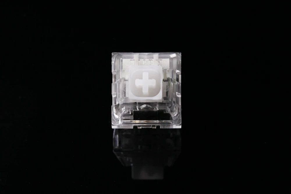 creme para teclado cristal da branco rgb interruptor para teclado mecânico mx