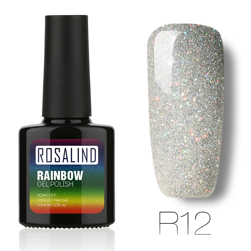 R12 ROSALIND Гель-лак для ногтей Полупостоянный УФ-отмачиваемый Гель-лак белый для маникюра искусство Гибридный лак Гель-лак для ногтей - Цвет: R12