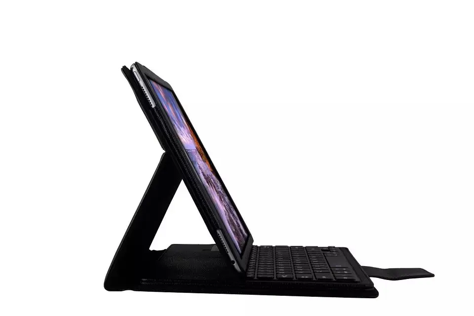 Магнитный чехол для iPad Pro 12,9 дюйма чехол с Bluetooth клавиатурой из искусственной кожи съемный чехол Клавиатура чехол+ подарок