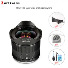 Lentes 7artisans 12mm F2.8 Ultra Wide Angle Lens For E-mount Aps-c Mirrorless Cameras A6500 A6300 A7 Manual Focus Prime Fixed