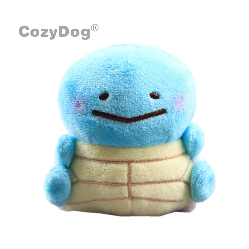 Squirtle 10cm Аниме Пикачу брелок сумка подвесные игрушки kawaii Eevee Charmander Bulbasaur Squirtle Плюшевые животные игрушка кукла детский подарок - Цвет: Squirtle 10cm