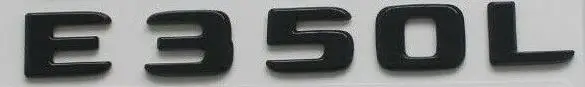 Glossy Black E350L Черный глянец эмблемы для Mercedes Benz E200 E220 E250 E300 E320 E350 E400 4matic - Цвет: Glossy Black E350L