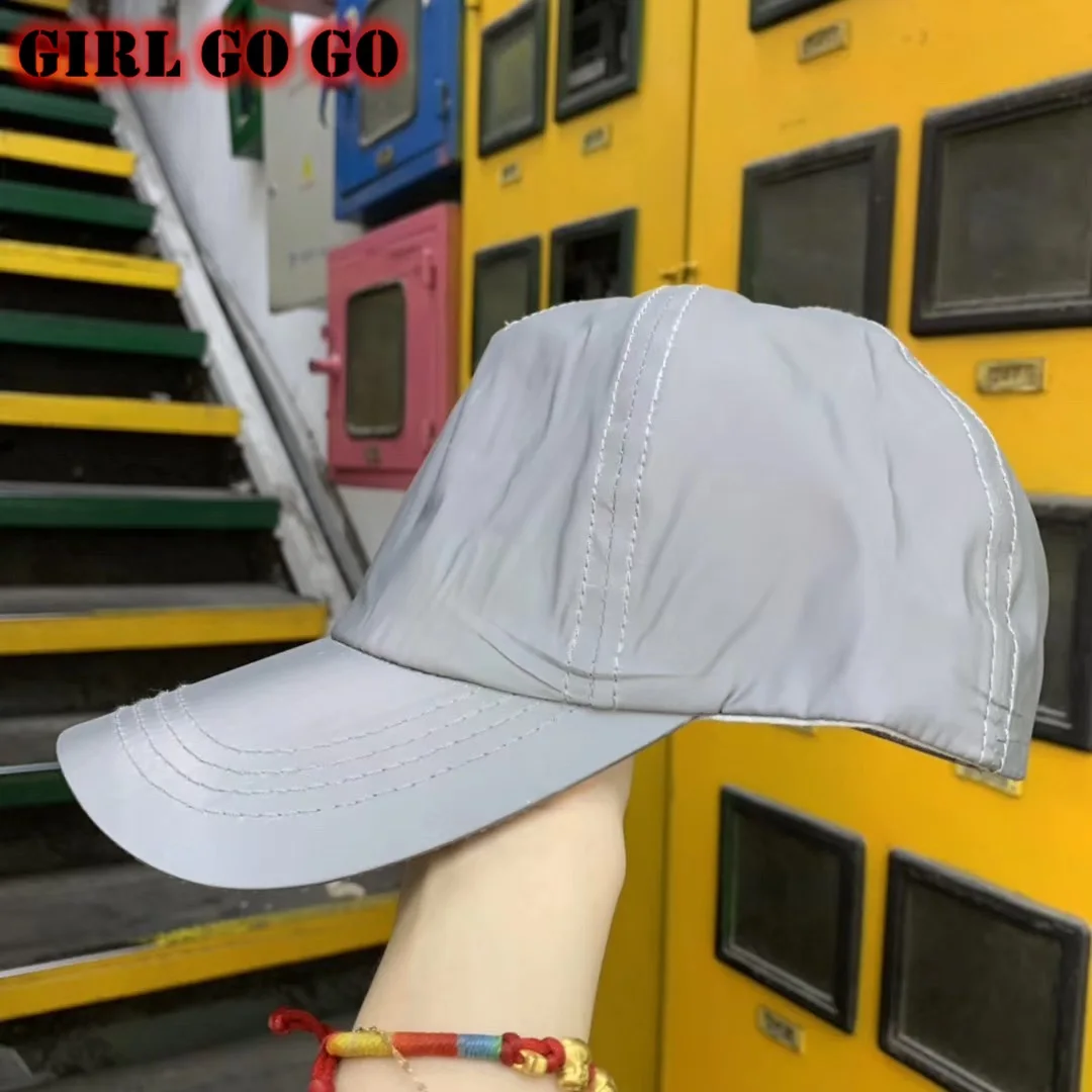 Светоотражающая бейсбольная шляпа в стиле хип хоп 3 м для мужчин и женщин