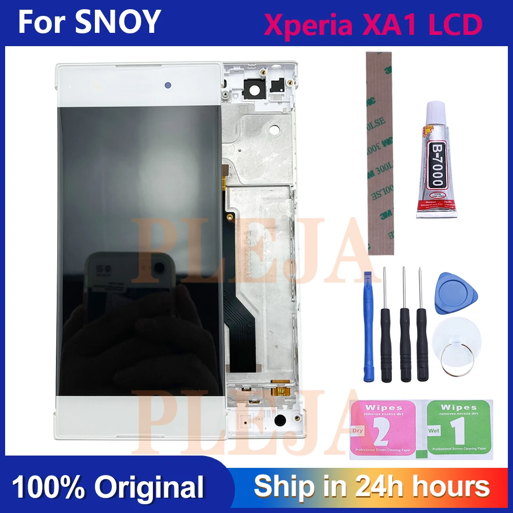 Оригинальный Для Sony Xperia XA1 Ultra C7 ЖК-экран дисплей сенсорный дигитайзер сборка с