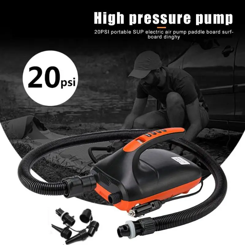 Электрический воздушный насос SUP умный двухступенчатый с давлением 20 PSI для