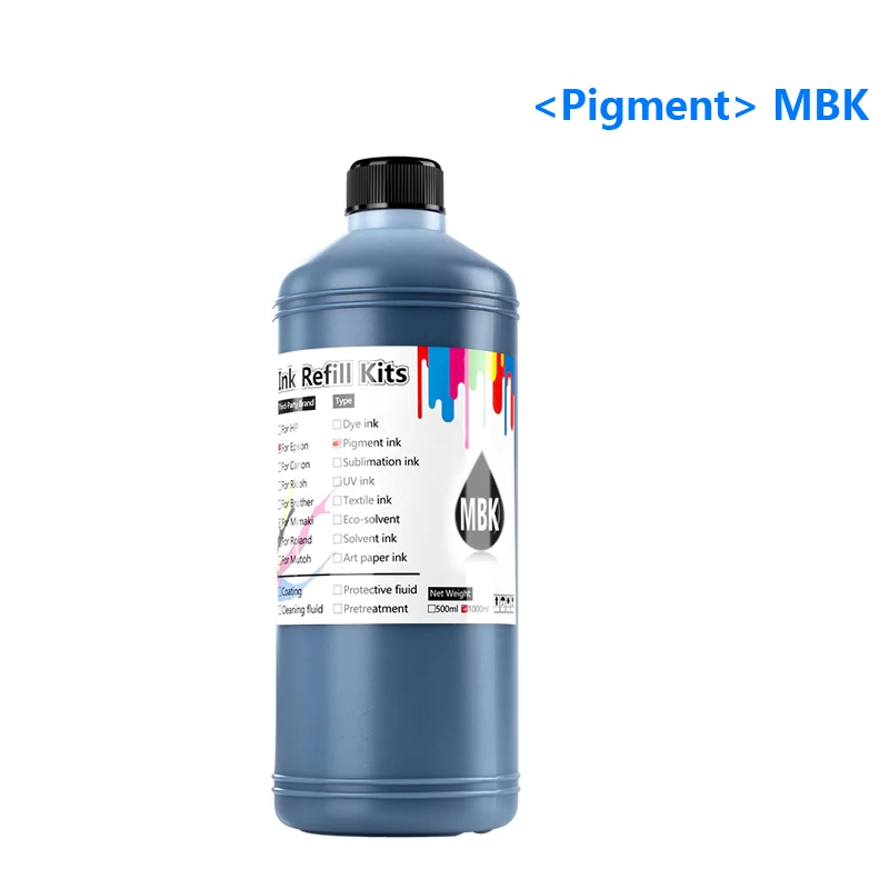 Tinta do Pigmento para Epson 1000ml Impermeável T3000 T3070 T3200 T3270 T5000 T5070 T5200 T5270 T7000 T7070 T7200 T7270 7700 9700 - Imagem 6