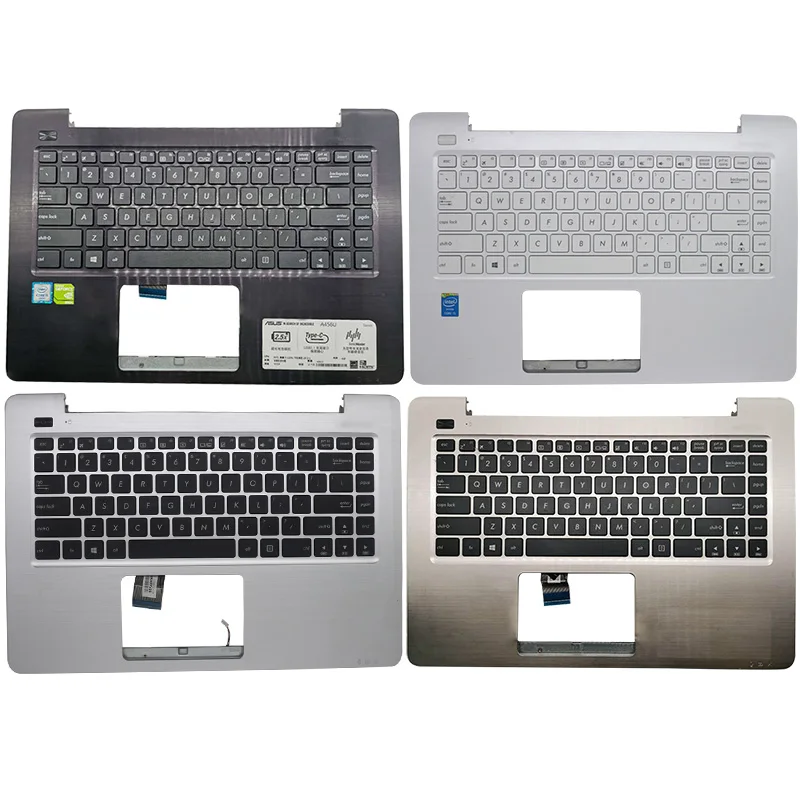 

Original For ASUS X456U K456U F456 R456 A456U R457U Laptop Palmrest Upper Case US Keyboard