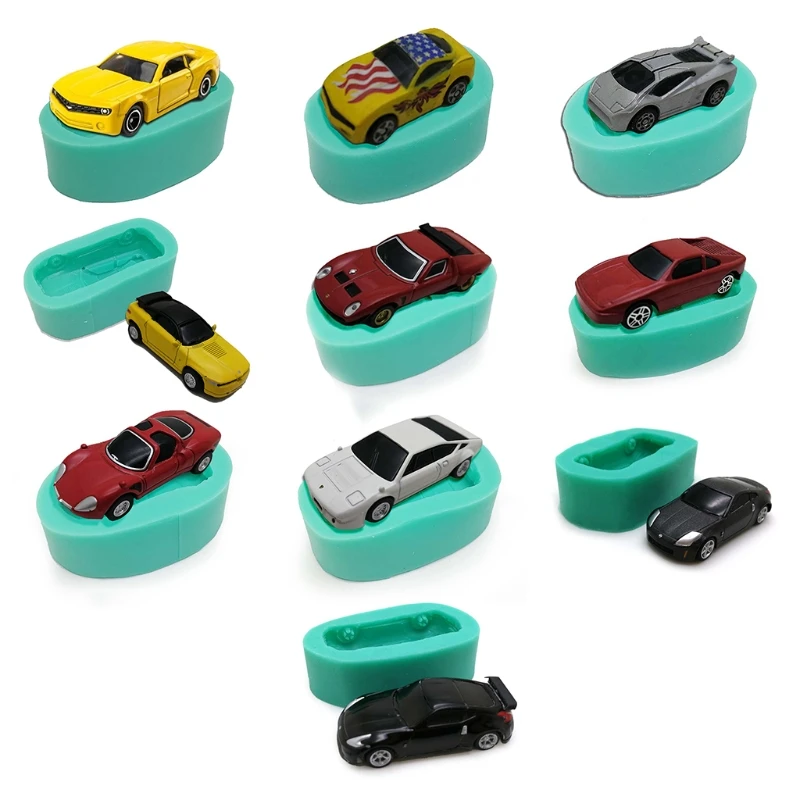 Diy Handmade Car Shape Silicone Molds For Cake Decorating Chocolate