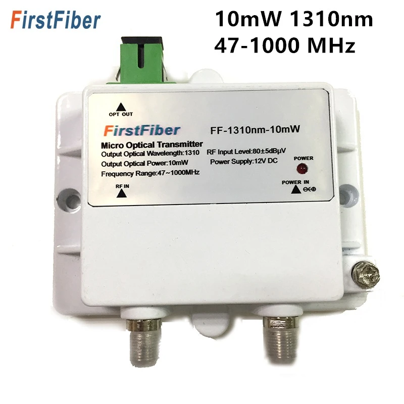 10mW Micro Optical Transmitter FTTH 12V CATV Mini