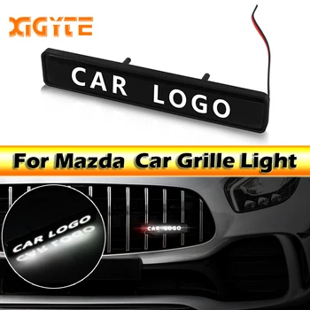 

NEW ABS Chrome Grille Emblem Badge LED Decorative lights Car Logo Sticker For Mazda 2 Mazda Speed 3 Speed 6 CX-5 CX5 CX-7 M3 M5