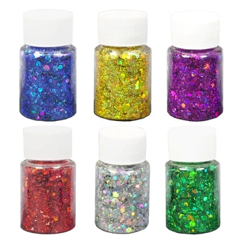 

6 Color Resin Casting Mold Glitters Sequains Pigment Fillings Kit Jewelry Making