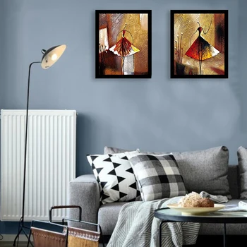

NEW-2Pcs Paint By Numbers Kits for Adult, DIY Canvas Painting for Adults Beginner-Ballet Dancer