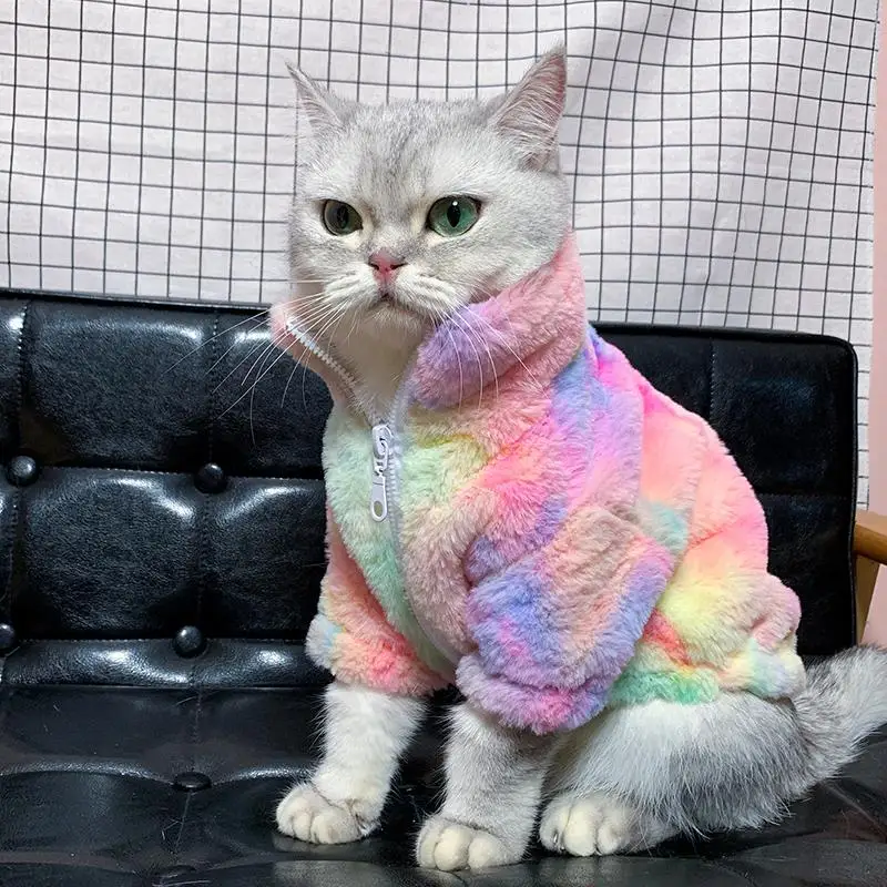 Super Nice Cat Autumn Winter Coat Thick Warm Cute Pet British Short Small Dog Clothes Sweater Costume Outfit |