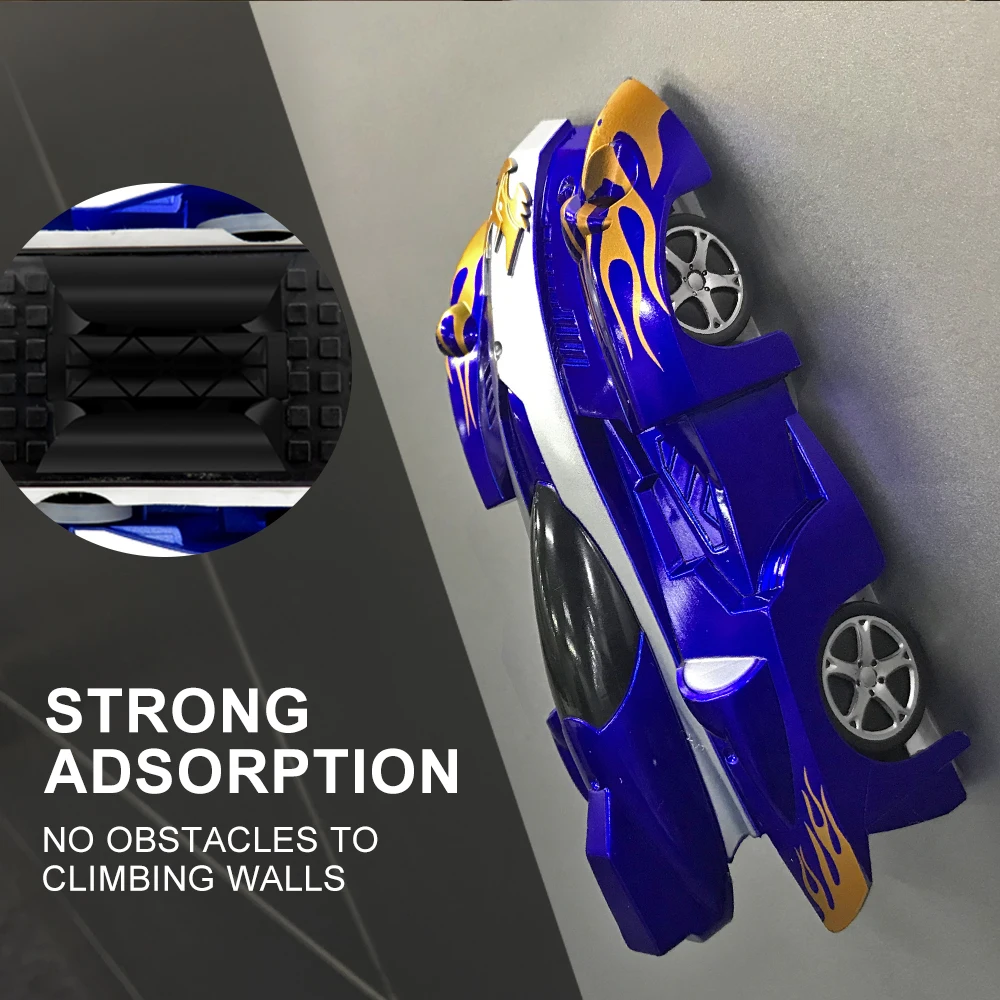 Радиоуправляемый мини-автомобиль освещение стены скалолазание Гравитация инфракрасный пульт дистанционного управления автомобили игрушки