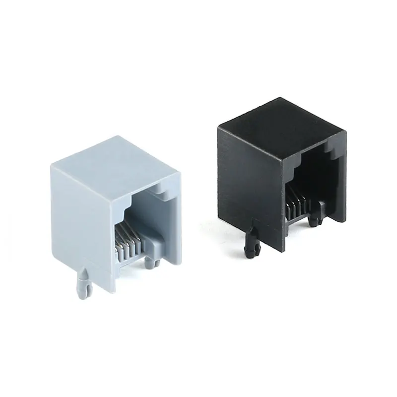 10 шт. 6P6C RJ11 RJ12 PCB крепление телефонный модульный соединитель интерфейс разъема Кристалл гнездо телефон для разъема Jack