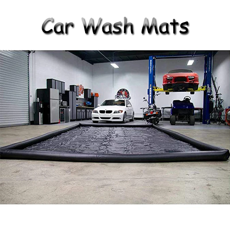 Air Sealed Type Portable Inflatable Garage Floor Car Wash Mat Portable Inflatable Garage Floor