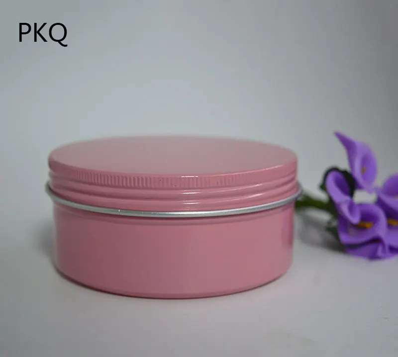 20 штук 60 г 150 розовые пустые Алюминий горшок Jar косметический контейнер с крышкой