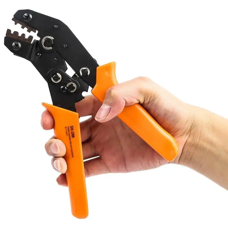AGM28-18 Stripping Pliers Wire Cutter Durable High Carbon Steel Plastic Handle Crimper 1550pcs Terminal Connector Set