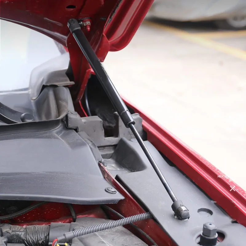 2 x крышка двигателя Поддержка штанги гидравлический шток капот автомобиля стиль аксессуары Подходит для Jeep Compass