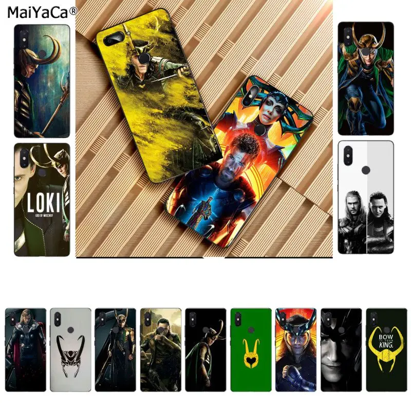 

MaiYaCa Loki Thor Pattern TPU Soft Phone Accessories Cell Phone Case for Xiaomi 8 9 se Redmi 6 pro 6A 4X 7 note 5 7 Mobile Cases