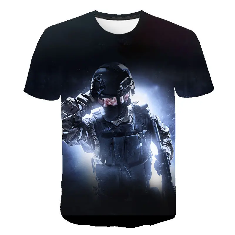 Крутая футболка CS GO Gamers новая csgo для мужчин женщин и детей с короткими рукавами 3D