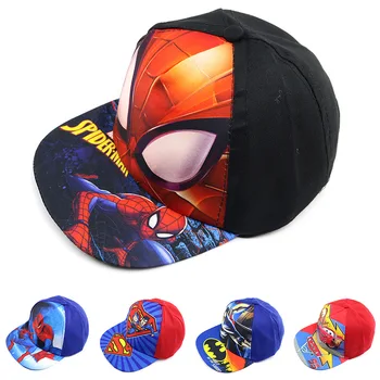 

2020 Baby boy and girl hats Children's new spring and summer thin section Korean cartoon shade flat eaves cap kids snapback