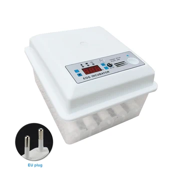 

Home Low Noise Chicken Automatic Turning Multifunction Eggs Incubator ABS Farm Animals For Hatching Goose Quail Poultry