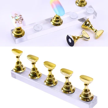 

Nail Practice Stand Base Display Holder Nail Art Showing Shelf Manicure Tool