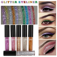 Матовые кремовые тени для век 6 шт. Металлические Блестящие дымчатые тени для век водонепроницаемые высококачественные блестящие жидкие тени для век