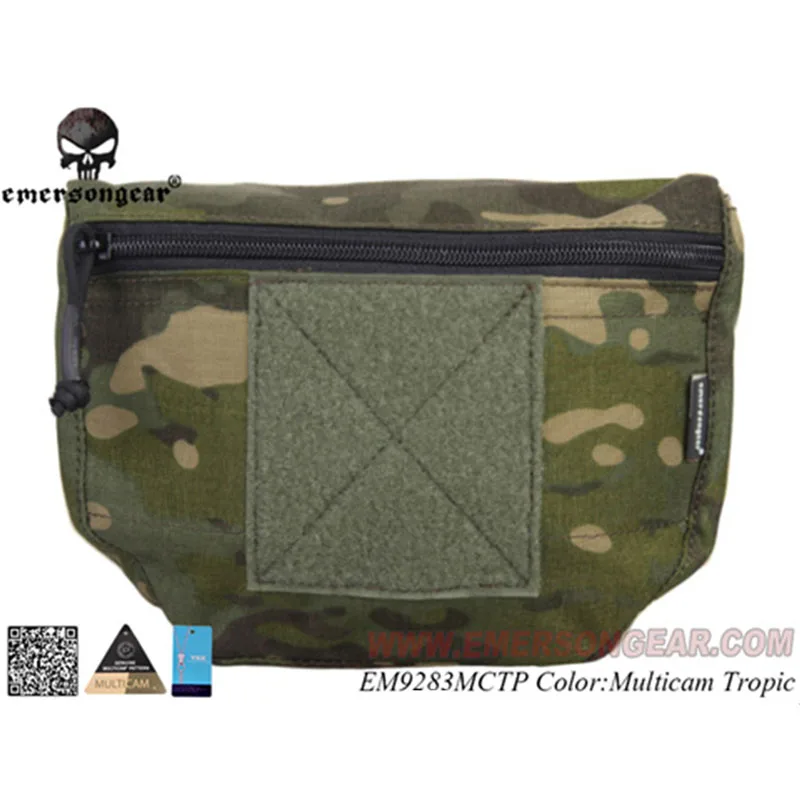 Emersongear Emerson тактическая сумка-Органайзер IPSC Armor Carrier Drop EDC винтовка страйкбол Чехол Molle поясной кошелек сумка для AVS JPC CPC - Цвет: MCTP