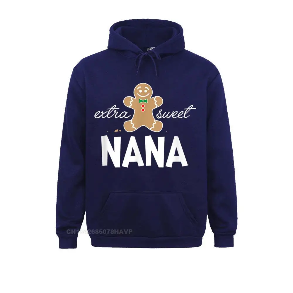 Hoodies Extra Sweet Nana T-Shirt_ Cute Christmas Gingerbread Gift__A10494 Summer/Autumn Long Sleeve Mens Sweatshirts Normal Hoods Rife Extra Sweet Nana T-Shirt_ Cute Christmas Gingerbread Gift__A10494navy