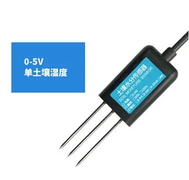 Soil Moisture Sensor Temperature and Humidity Detector Conductivity EC Salt Soil Tester Moisture Content Transmitter 