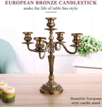 

Candle Holders Wedding Candlestick Candle Stand Light Holder 3-arms/5-arms Mariage Home Decoration Candelabra