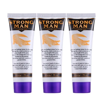 

3pcs Strong Man XXL Big Dick Penis Enlargement Cream Male Penis Extender Erection Enhancer Increase Penis Growth Ointment Sex