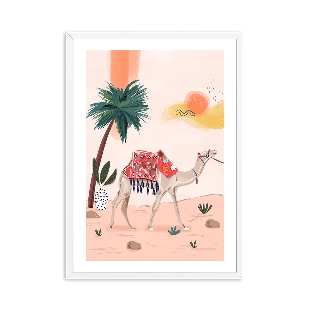 Morocco-Camel-Posters-And-Prints-Leopard-Boho-House-Girl-Nordic-Wall-Art-Canvas-Painting-Wall-Picture (8)